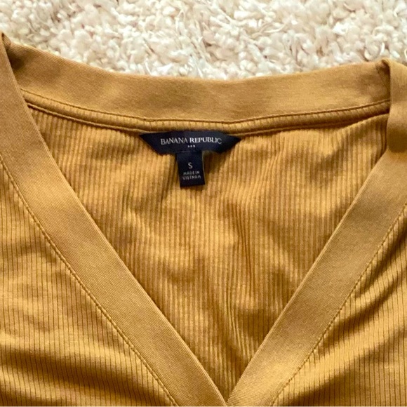 Banana Republic V-Neck Brown Cardigan Sz Small - Picture 3 of 5